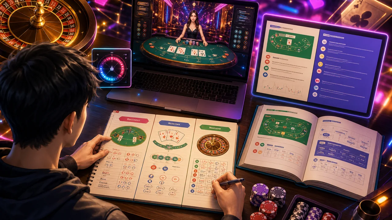 Học baccarat, blackjack và roulette theo bối cảnh: khung đọc hướng dẫn qh88
